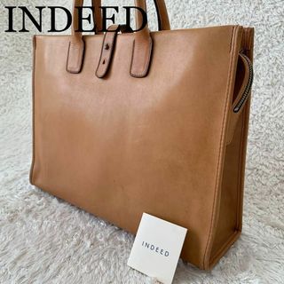 新品INDEED インディード高級本革バッグ - ビジネスバッグ