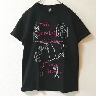 グラニフ(Design Tshirts Store graniph)の変わった柄のGraniphのTシャツ　SS ロックで奇抜(Tシャツ(半袖/袖なし))