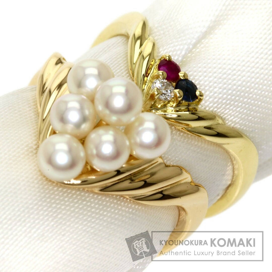 TASAKI - TASAKI 2本セット パール ルビー サファイア ダイヤモンド