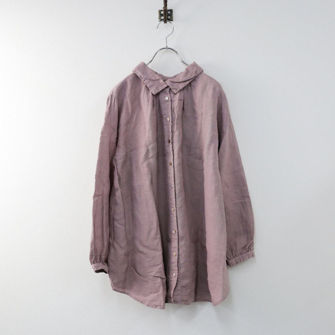 nest Robe ネストローブ リネン重ね襟チュニック F/ピンク ブラウス nest Robe ネストローブ リネン重ね襟チュニック F/ピンク ブラウス