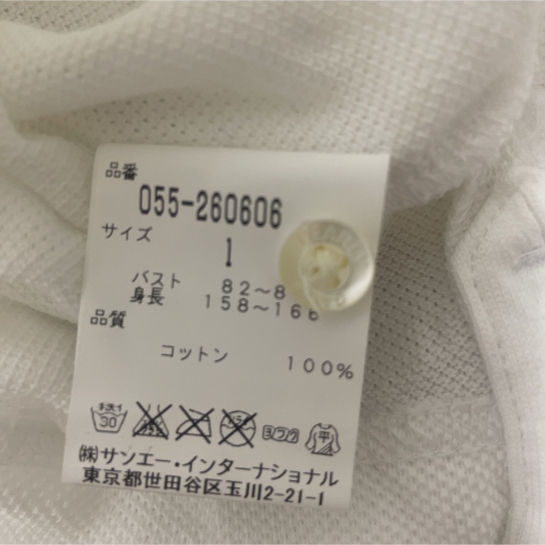 着用1回 定価9.900円 ジャックバニー パーリーゲイツ ポロシャツ 5号
