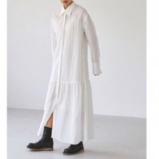 トゥデイフル(TODAYFUL)のtodayful Sheerstripe Shirts Dress(ロングワンピース/マキシワンピース)