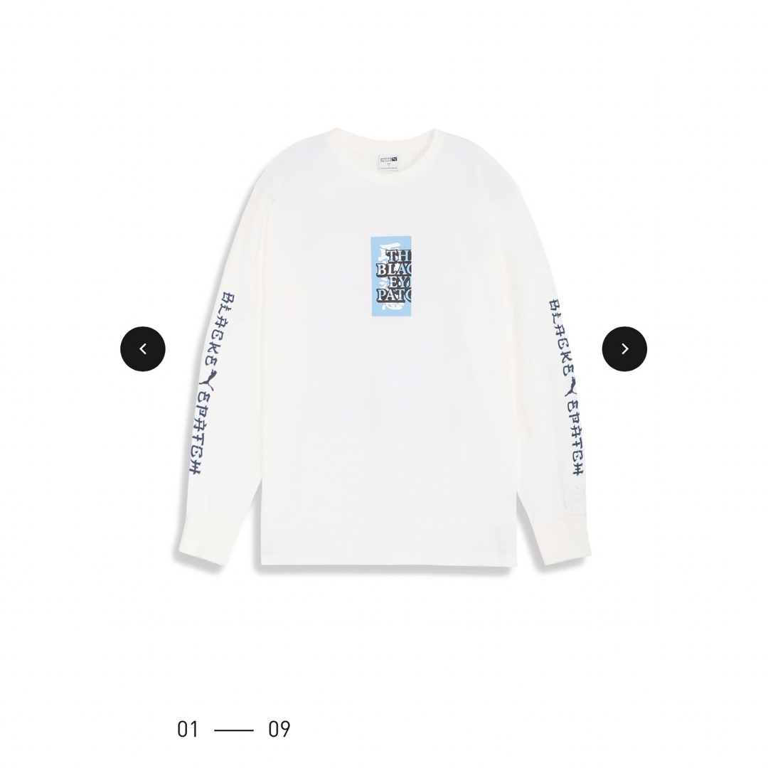 PUMA マンチェスターシティ ブラックアイパッチ LS Tシャツ 黒 XL