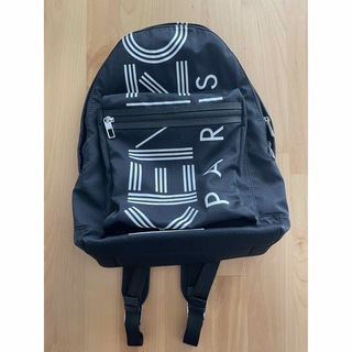 ケンゾー(KENZO)のケンゾー KENZO リュック バックパック ロゴ カバン 鞄 黒 ユニセックス(バッグパック/リュック)