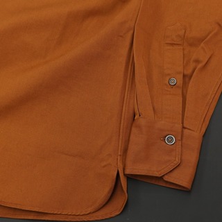 【新品】ジャンネット giannetto WASH DIVISION ツイルコットン ワークシャツ カーキベージュ【サイズS】【メンズ】