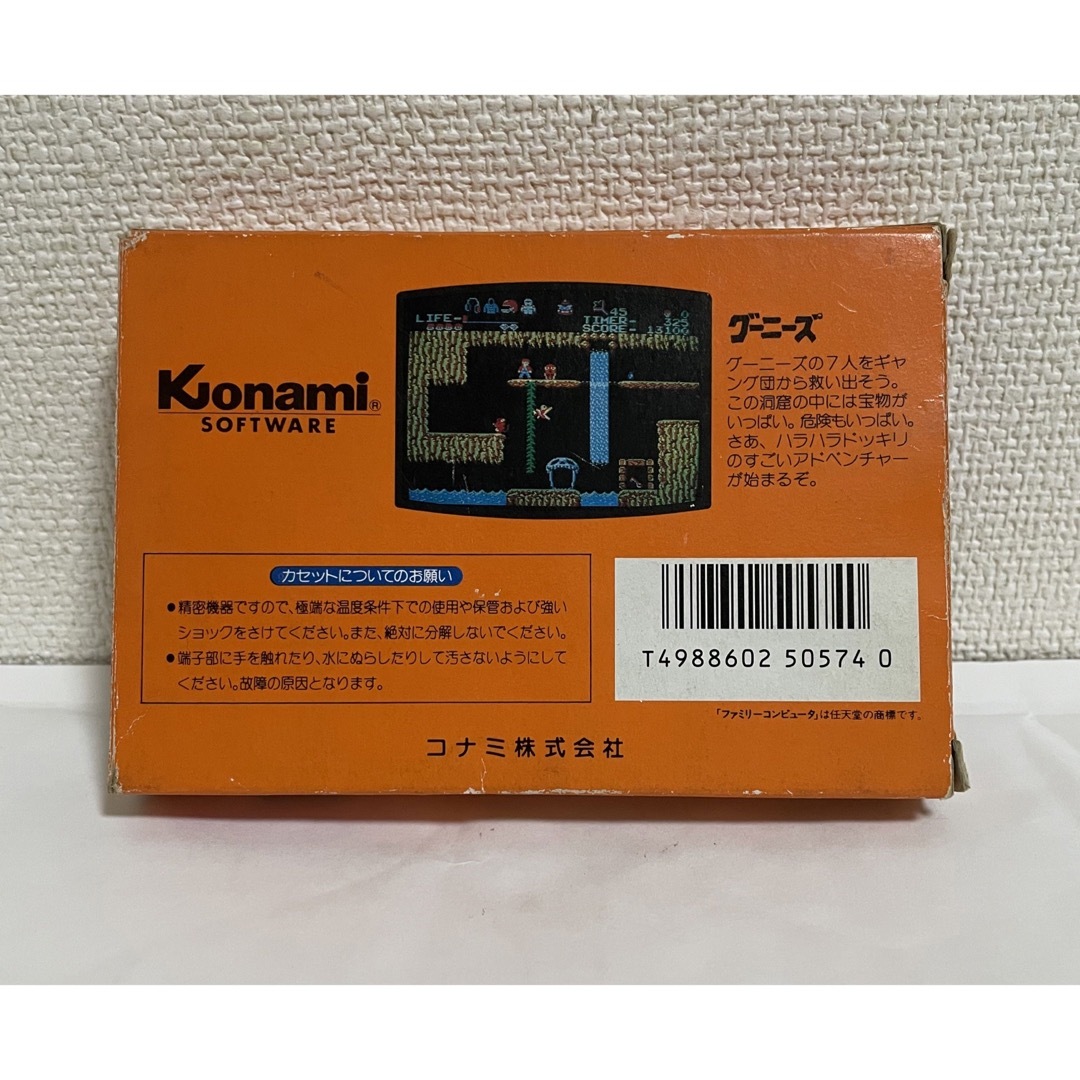 KONAMI(コナミ)のグーニーズ  ファミコンソフト エンタメ/ホビーのゲームソフト/ゲーム機本体(家庭用ゲームソフト)の商品写真