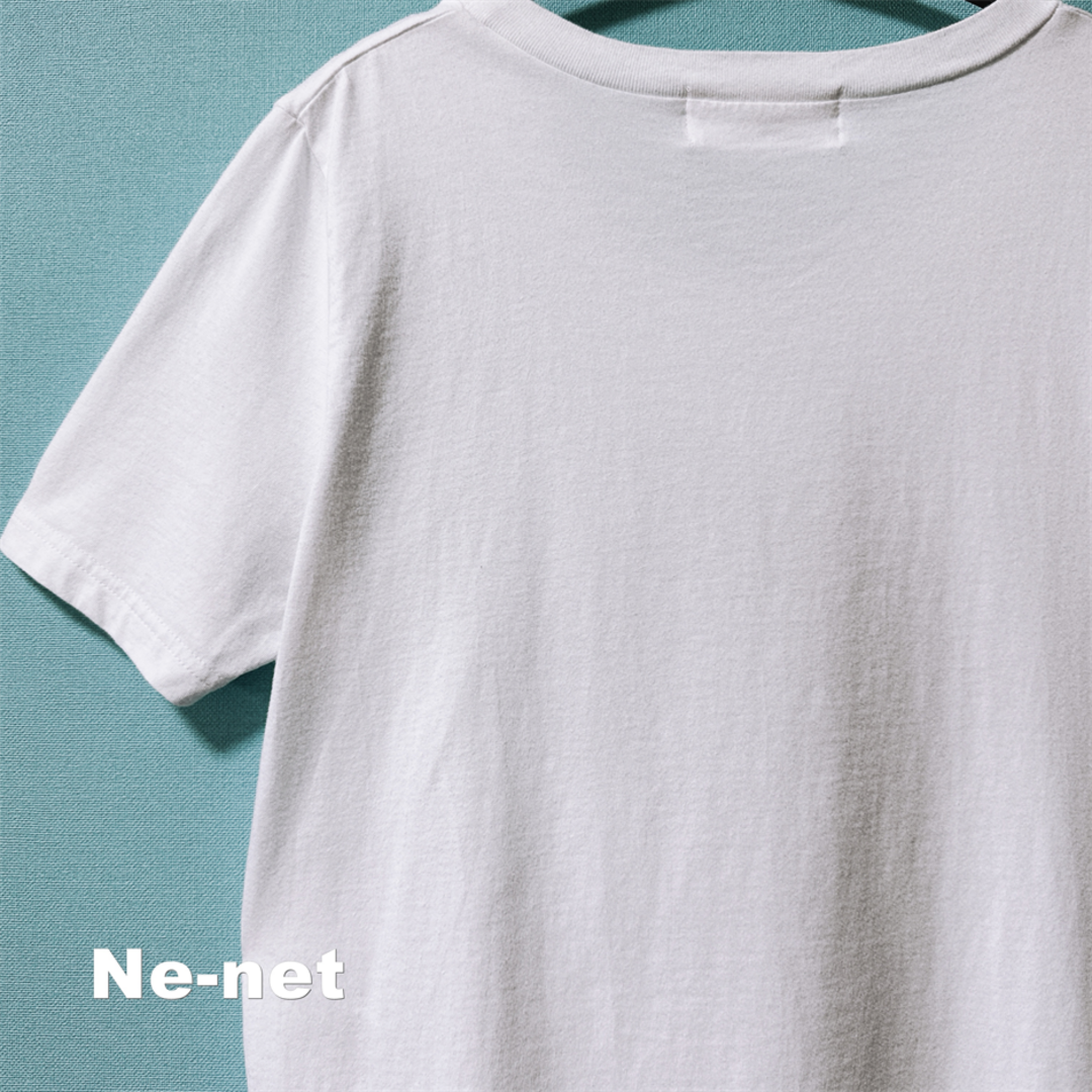 Ne-net(ネネット)の【Ne-net】ネネット ホワイトボディ 全身にゃープリント Tシャツ レディースのトップス(Tシャツ(半袖/袖なし))の商品写真