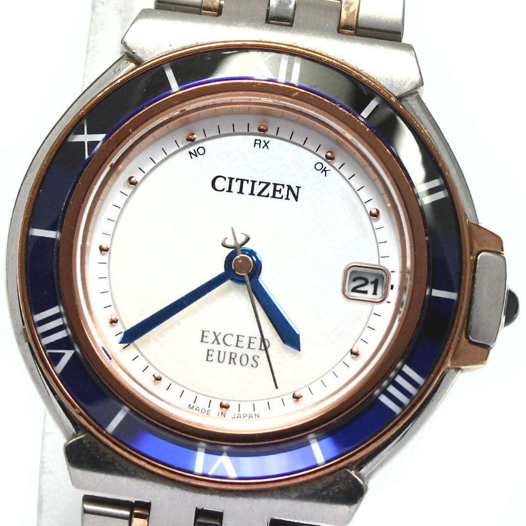 シチズン CITIZEN ES1035-52A/H020-T020224 エクシード ユーロス エコドライブ ソーラー電波 レディース _762565ソーラー電波RefNo