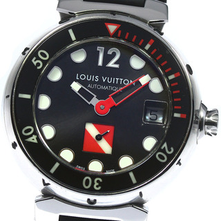 ルイヴィトン(LOUIS VUITTON)のルイ・ヴィトン LOUIS VUITTON Q113A タンブール ダイビング デイト 自動巻き メンズ 内箱付き_762097(腕時計(アナログ))