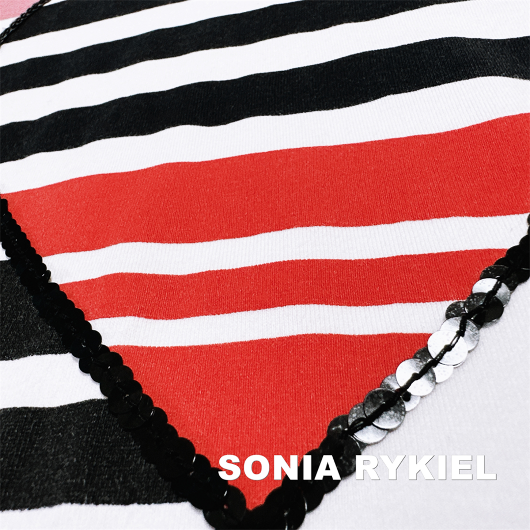 SONIA RYKIEL(ソニアリキエル)の【SONIA RYKIEL】ソニアリキエル スパンコールハート Tシャツ レディースのトップス(Tシャツ(半袖/袖なし))の商品写真