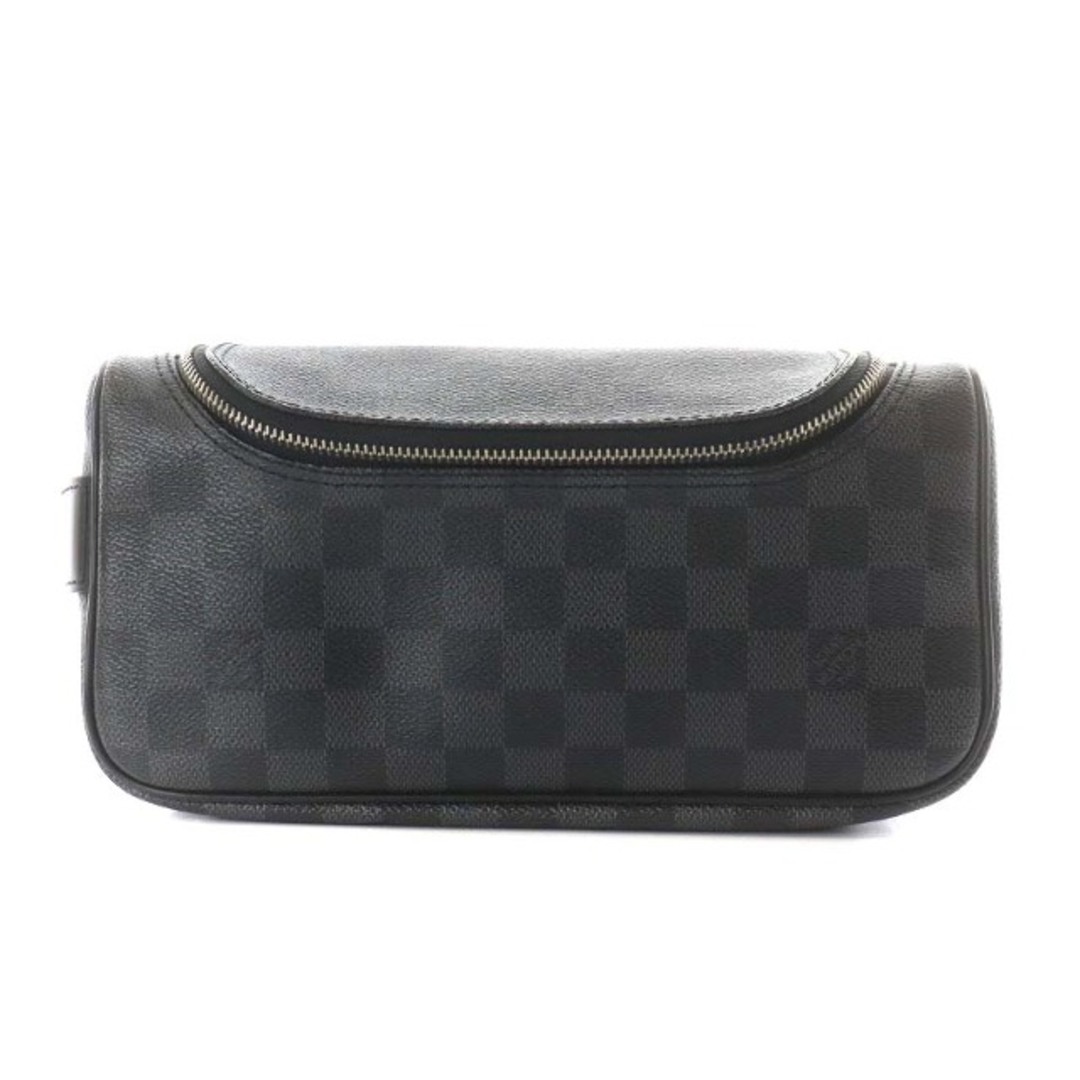 LOUIS VUITTON ダミエグラフィット トワレ 黒 グレー N47625