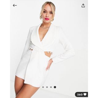 エイソス(asos)のasos ドレス　新品　ワンピース(ひざ丈ワンピース)