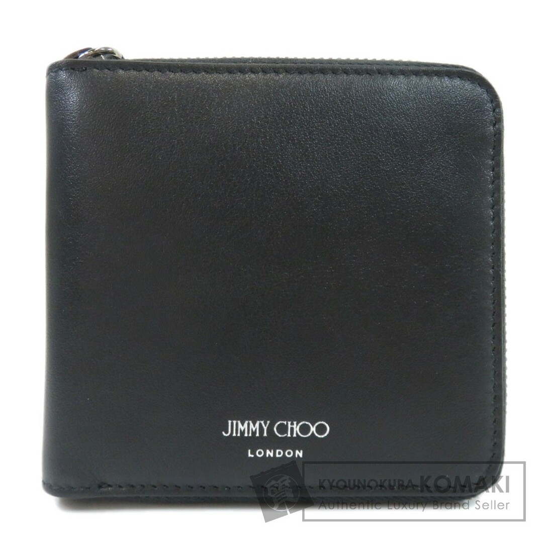 Jimmy Choo ロゴ 二つ折り財布（小銭入れあり） レザー レディース