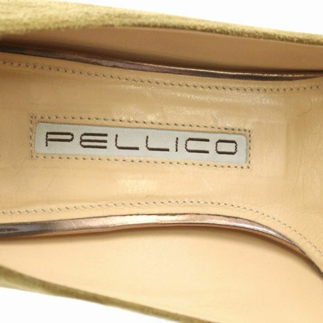 PELLICO(ペリーコ)のペリーコ パンプス ポインテッドトゥ スエード 35 22.5cm 茶 ブラウン レディースの靴/シューズ(ハイヒール/パンプス)の商品写真