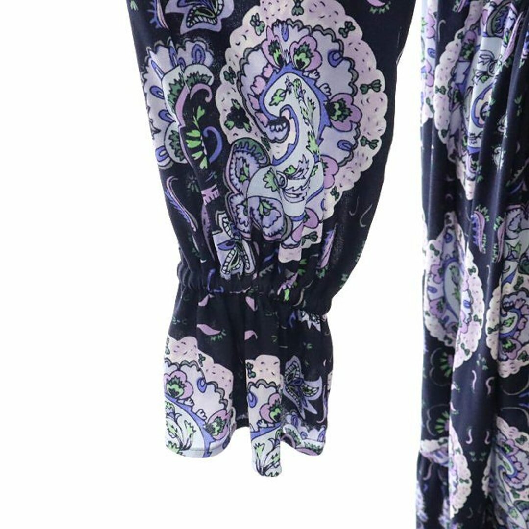 グレースコンチネンタル 20SS ペイズリープリントシャツワンピース 36