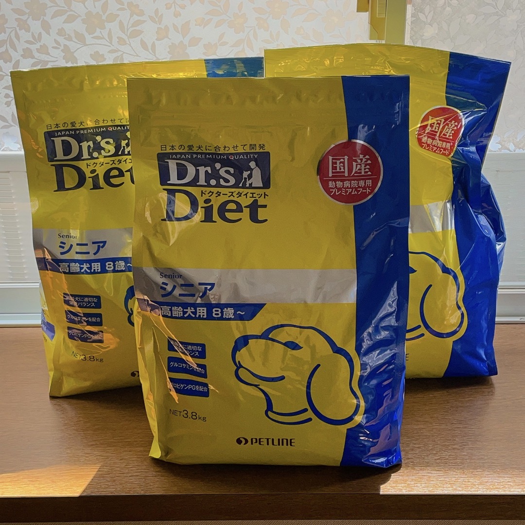 療法食　ドクターズケア ドッグフード Dr's Diet 3.8kg シニア犬用