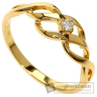 タサキ(TASAKI)のTASAKI ダイヤモンド リング・指輪 K18YG レディース(リング(指輪))