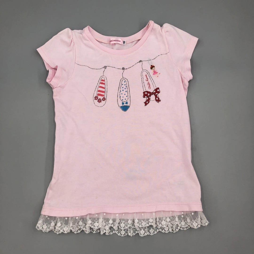 mikihouse(ミキハウス)のmiiki house ☆ リーナちゃんTシャツ 100 キッズ/ベビー/マタニティのキッズ服女の子用(90cm~)(Tシャツ/カットソー)の商品写真