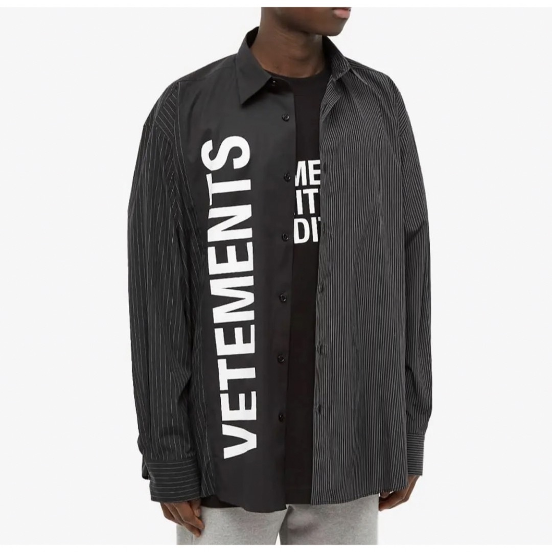 希少】VETEMENTS ロゴ ドッキングシャツ - lacc.gov.lr