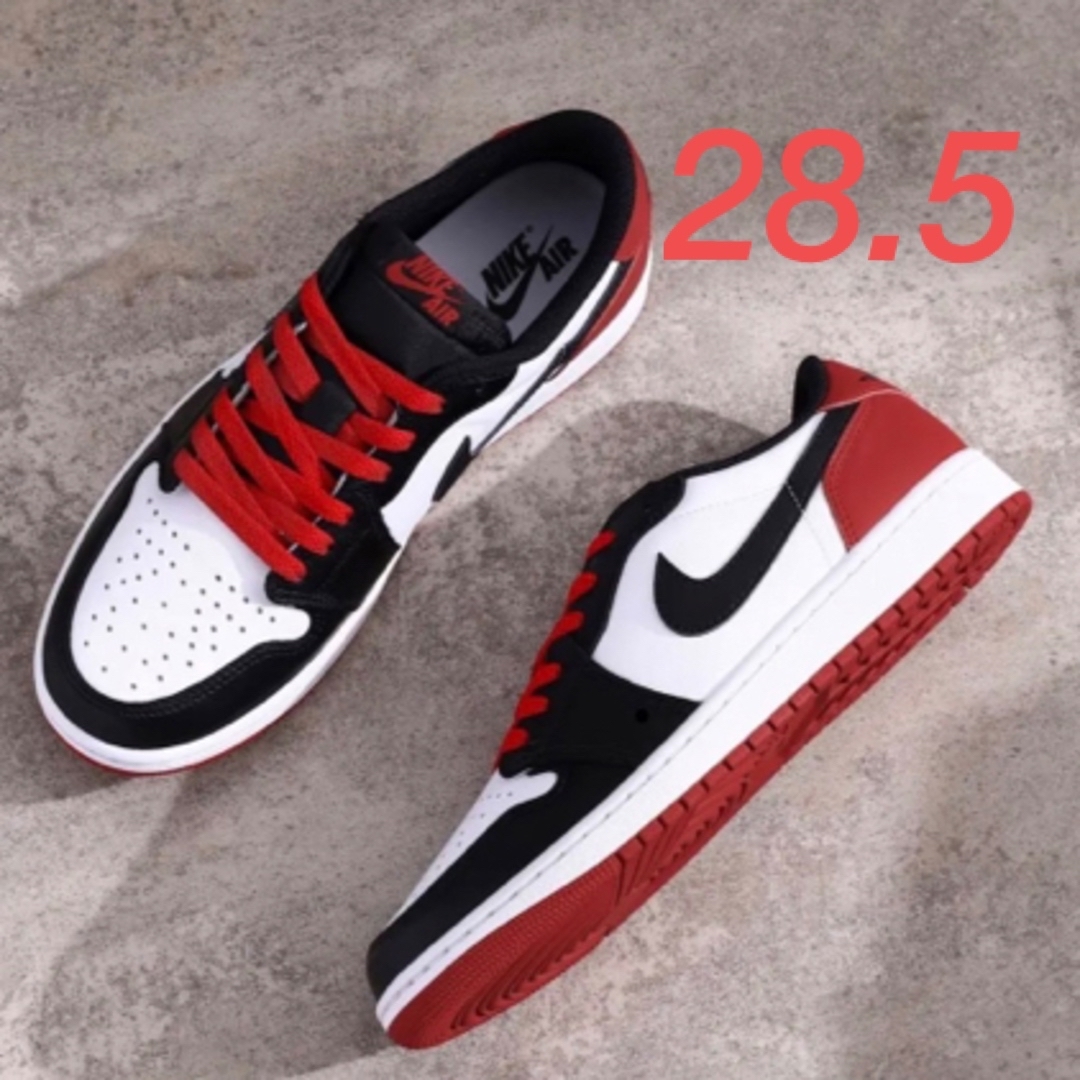 つまくろNike Air Jordan 1 Retro Low OG Black Toe