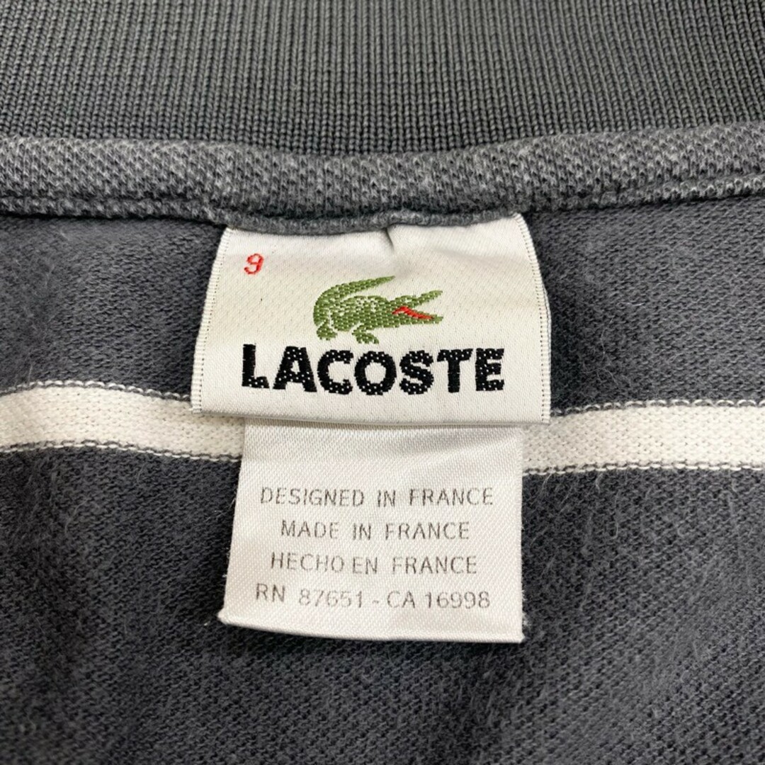 LACOSTE - ユーロ古着 フランス製 ラコステ LACOSTE 鹿の子 ポロシャツ