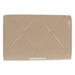 【中古】【SAランク】CHANEL シャネル 19フラップウォレット マトラッセ 二つ折り財布 AP2700 B04852 N5025 キルティング  レザー ベージュ【ISEYA】