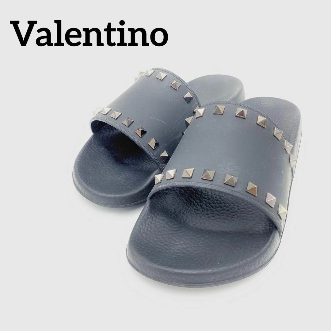 GIANNI VALENTINO(ジャンニバレンチノ)の『Valentino』ヴァレンティノ (41) シャワーサンダル スタッズ メンズの靴/シューズ(サンダル)の商品写真