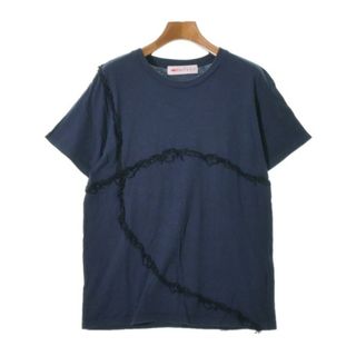 ミントデザインズ(mintdesigns)のmint designs Tシャツ・カットソー -(XL位) 紺 【古着】【中古】(カットソー(半袖/袖なし))