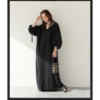 サラマリカ(Sara Mallika)のsara mallika cotton linen patch dress(ロングワンピース/マキシワンピース)