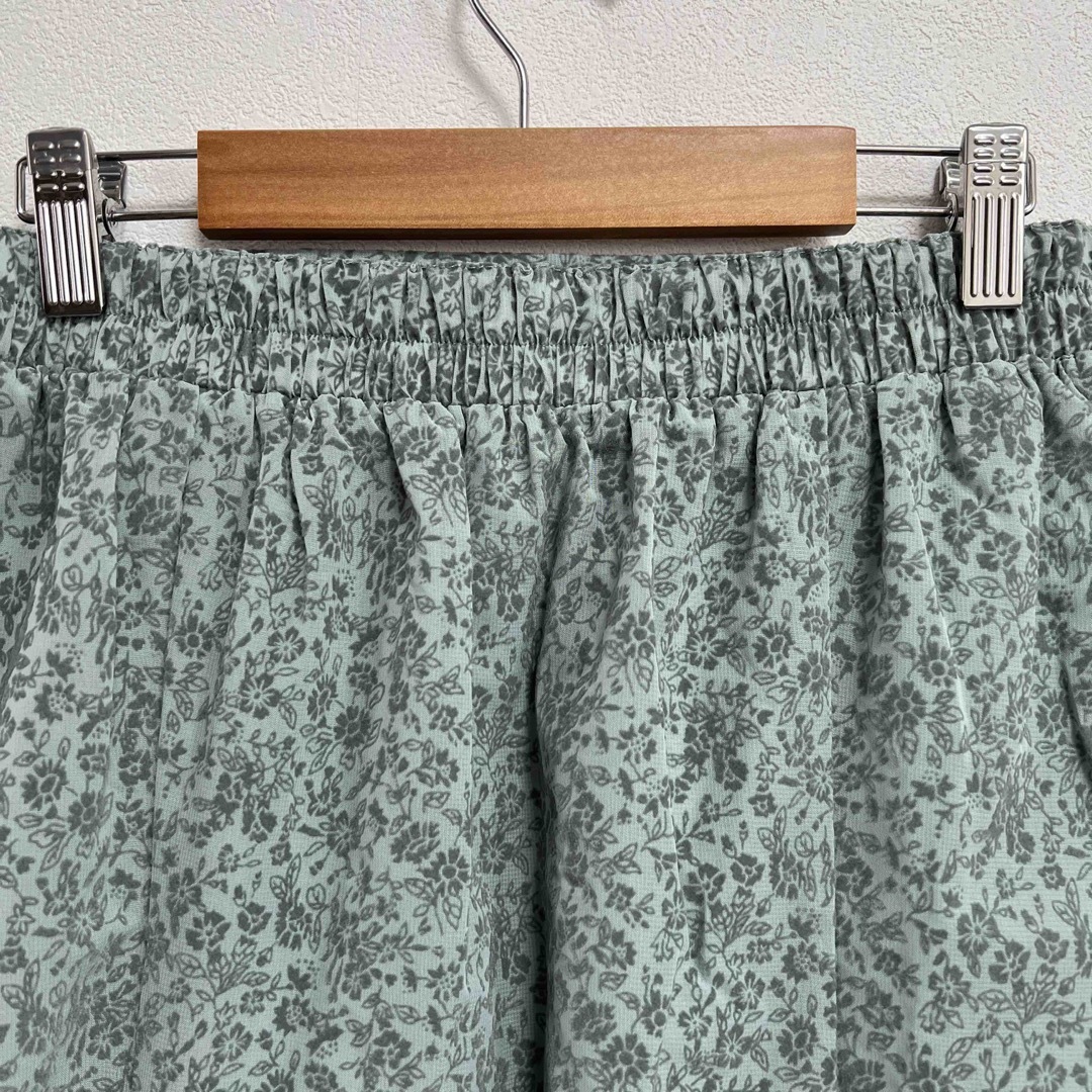 ロングスカート　グリーン レディースのスカート(ロングスカート)の商品写真