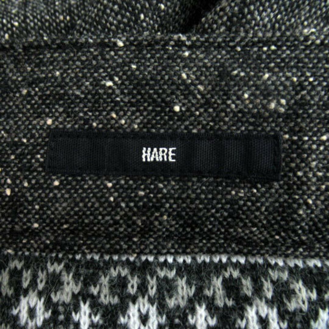 HARE(ハレ)のハレ HARE ラップスカート 台形スカート ひざ丈 F グレー /SY18 レディースのスカート(ひざ丈スカート)の商品写真