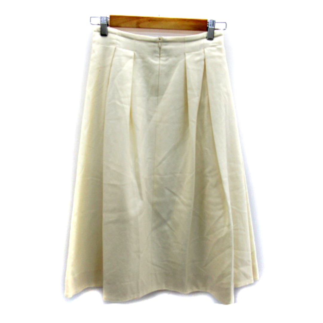 Ballsey(ボールジィ)のボールジー トゥモローランド フレアスカート ロング丈 ウール 36 アイボリー レディースのスカート(ロングスカート)の商品写真