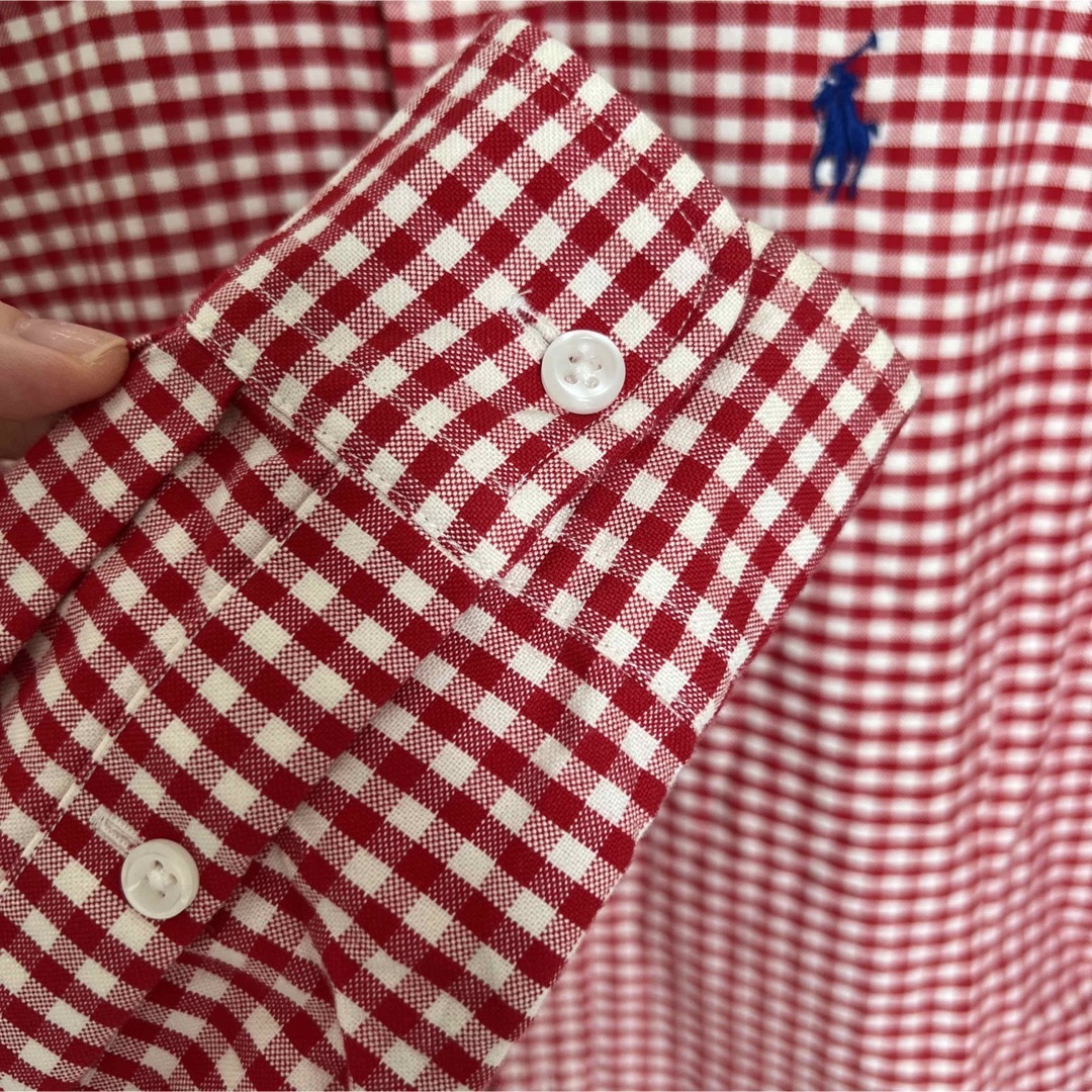 POLO RALPH LAUREN(ポロラルフローレン)のRalph Lauren 赤チェックシャツ レディースのトップス(シャツ/ブラウス(長袖/七分))の商品写真