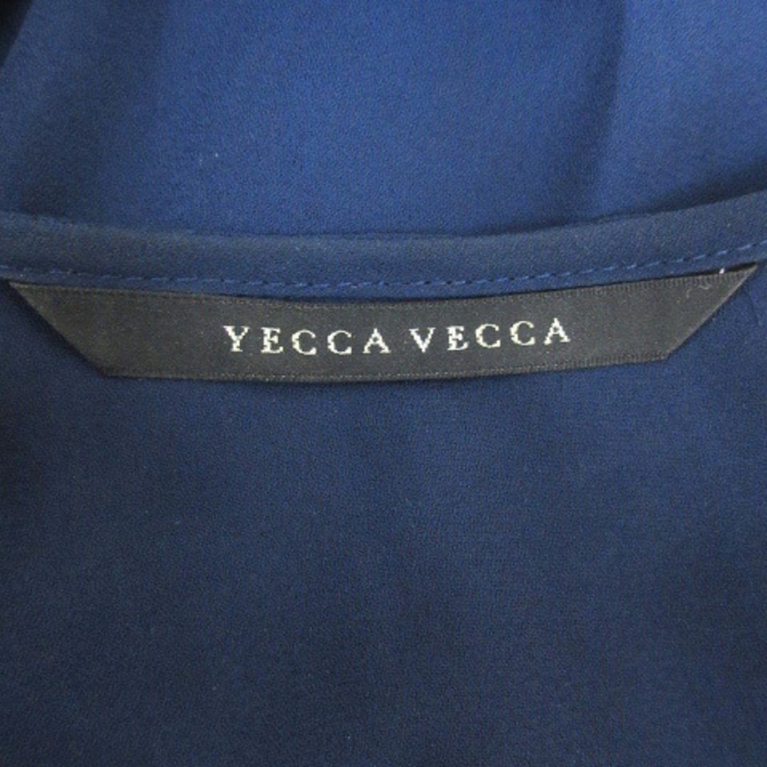 YECCA VECCA(イェッカヴェッカ)のイェッカヴェッカ チュニック ブラウス カットソー  半袖  F 紺 ネイビー レディースのトップス(チュニック)の商品写真