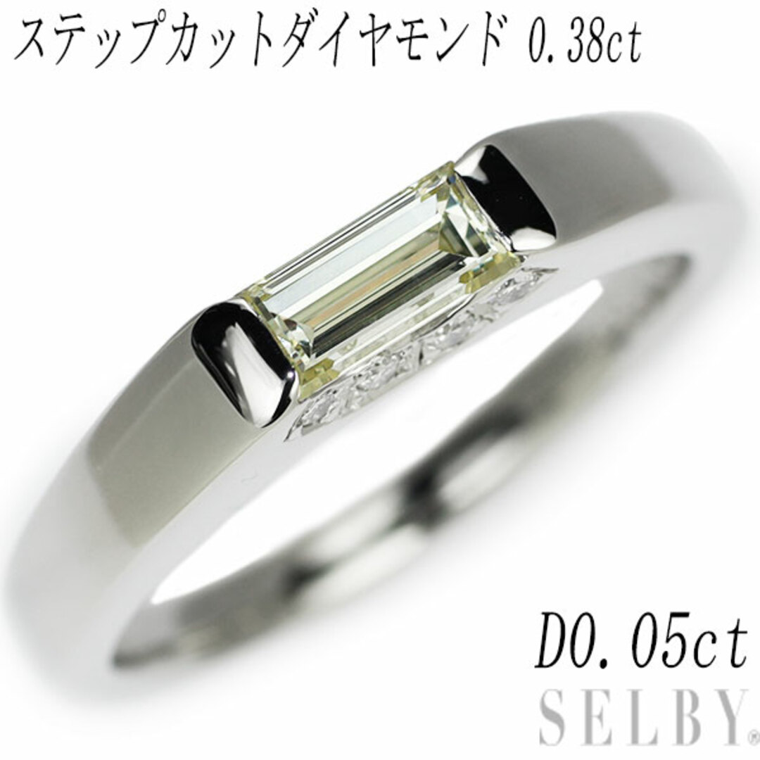 Pt900 ダイヤモンド リング 0.38ct D0.05ct レディースのアクセサリー(リング(指輪))の商品写真