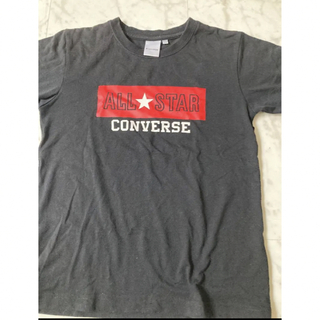 コンバース(CONVERSE)のconverse コンバース Tシャツ　黒　150 ティーシャツ(Tシャツ/カットソー)