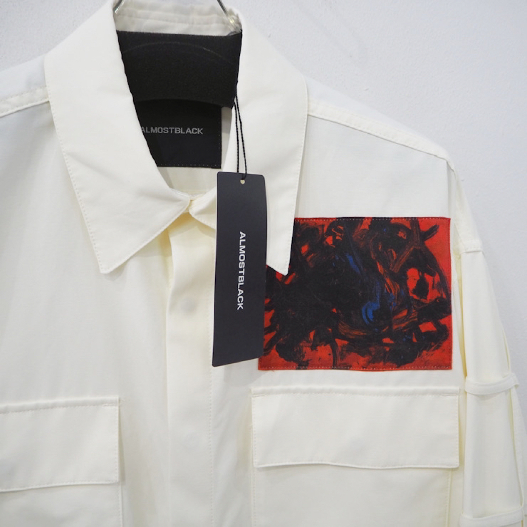 新品 定価52800円 オールモストブラック 白髪一雄 アート プリント