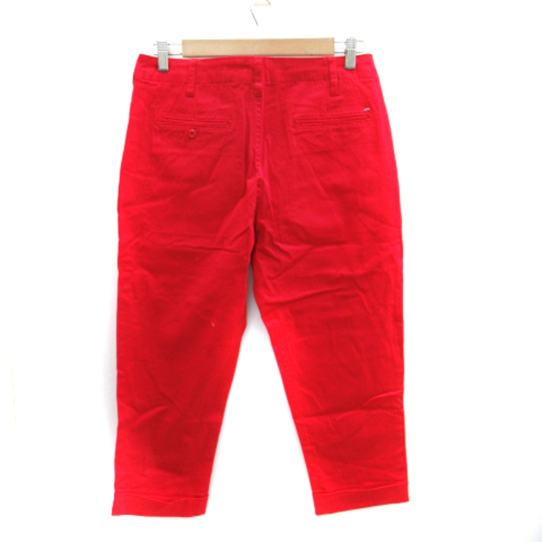 MK MICHEL KLEIN homme(エムケーミッシェルクランオム)のエムケーミッシェルクランオム クロップドパンツ 七分丈 ロールアップ L 赤 メンズのパンツ(スラックス)の商品写真