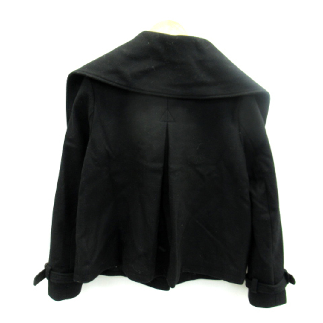 other(アザー)のアーノルド・ブルック Pコート ピーコート スタンドカラー ウール XS 黒 レディースのジャケット/アウター(ピーコート)の商品写真