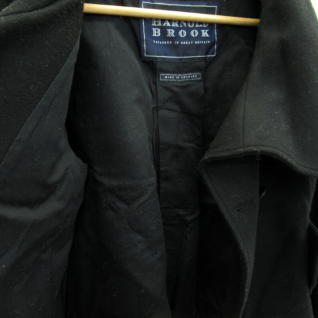 other(アザー)のアーノルド・ブルック Pコート ピーコート スタンドカラー ウール XS 黒 レディースのジャケット/アウター(ピーコート)の商品写真