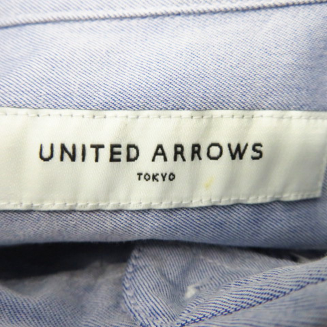 UNITED ARROWS(ユナイテッドアローズ)のユナイテッドアローズ シャツ ブラウス 長袖 ボタンダウン 無地 36 レディースのトップス(シャツ/ブラウス(長袖/七分))の商品写真