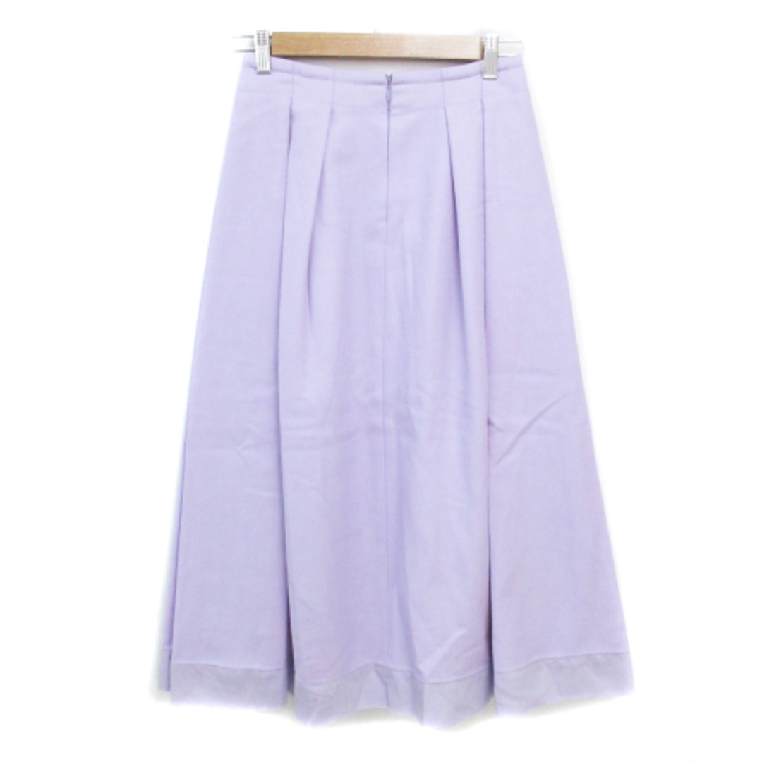 Ballsey(ボールジィ)のボールジー トゥモローランド フレアスカート ロング丈 マキシ丈 無地 36 紫 レディースのスカート(ロングスカート)の商品写真