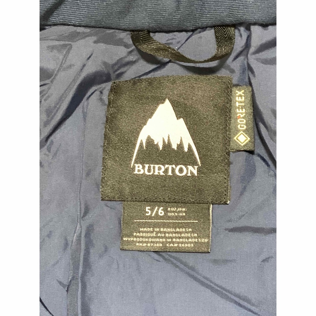 BURTON(バートン)のBurtonスノースーツ５／６（１２０）☆KOMBIの手袋もお付けします。 スポーツ/アウトドアのスキー(ウエア)の商品写真