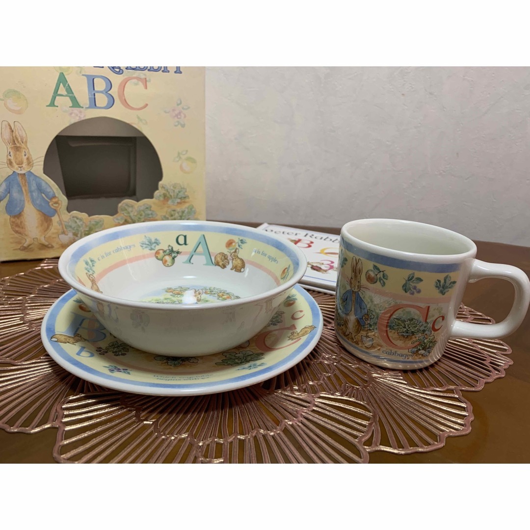 WEDGWOOD - ウェッジウッド ピーターラビット ABC 4点セット 未使用 箱 ...