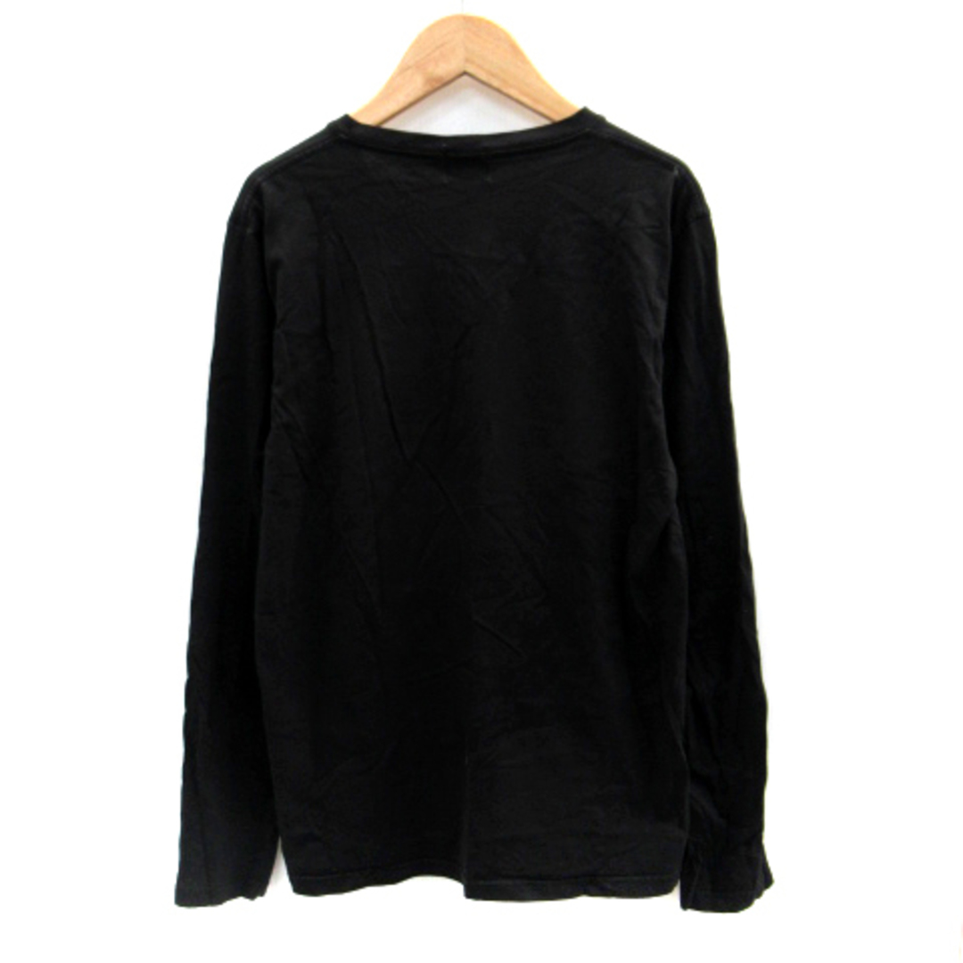 TAKEO KIKUCHI(タケオキクチ)のタケオキクチ TAKEO KIKUCHI Tシャツ カットソー プリント 2 黒 メンズのトップス(Tシャツ/カットソー(七分/長袖))の商品写真