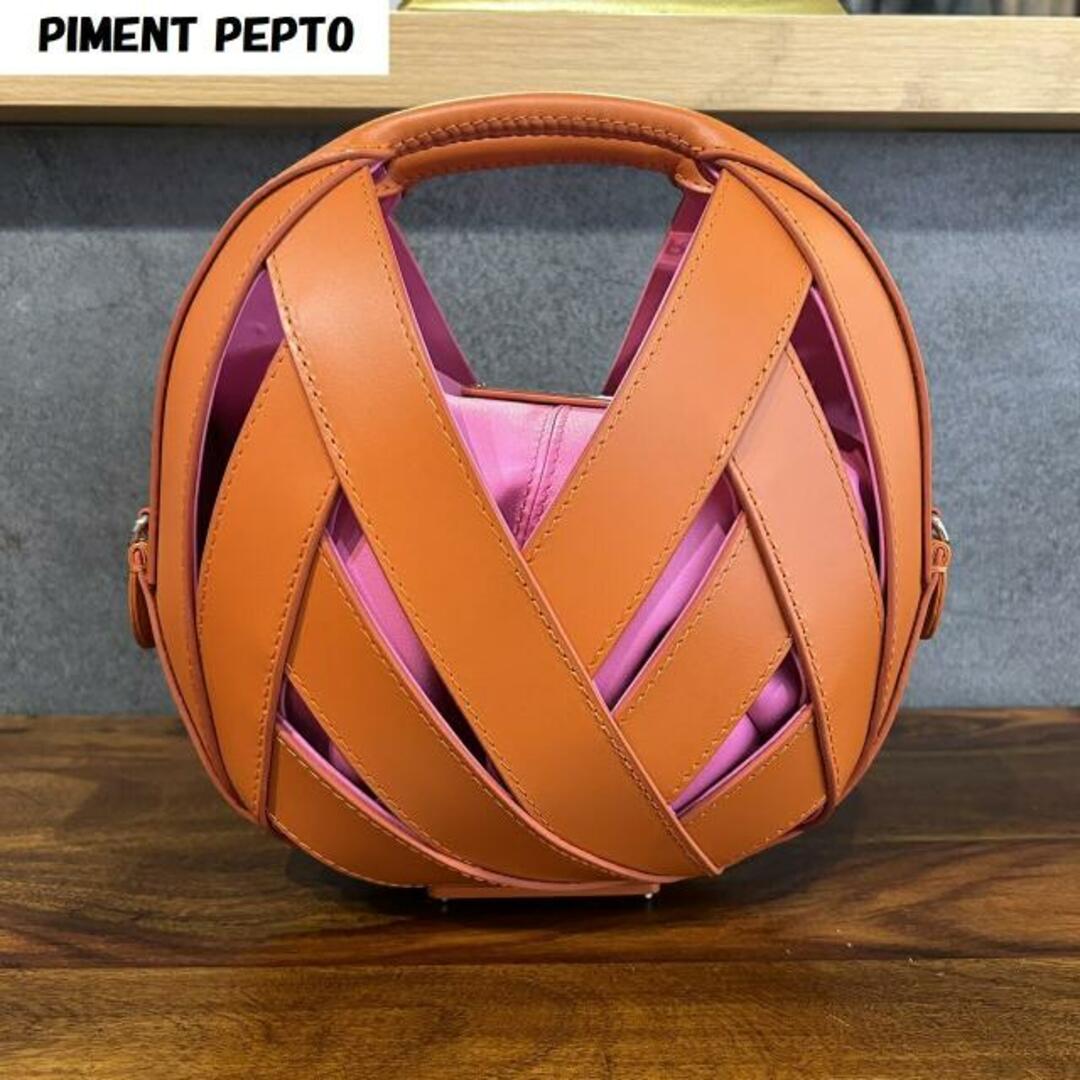 ショルダーバッグPERRIN PARIS(ペランパリ) LE PETIT PANIER Piment Pepto Leather