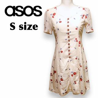 エイソス(asos)のasos エイソス フルーツ柄 ワンピース(ひざ丈ワンピース)