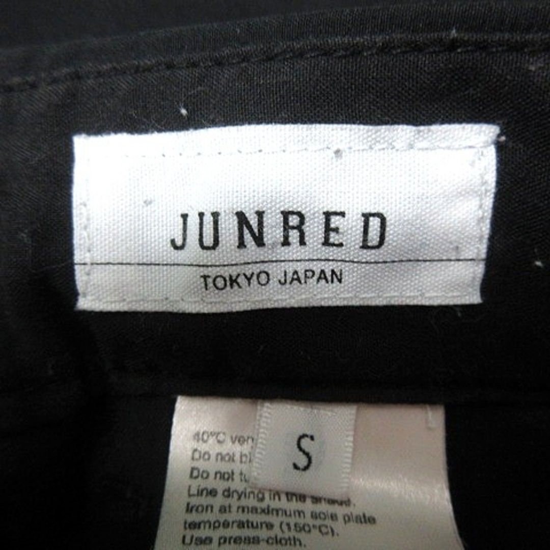 JUNRED(ジュンレッド)のジュンレッド JUNRed テーパードパンツ S 黒 ブラック /RT ■MO レディースのパンツ(その他)の商品写真