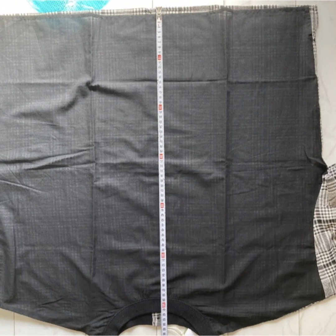 しまむら(シマムラ)の80  ブラウス　3 L リブ使い　レディース　チェック レディースのトップス(シャツ/ブラウス(半袖/袖なし))の商品写真