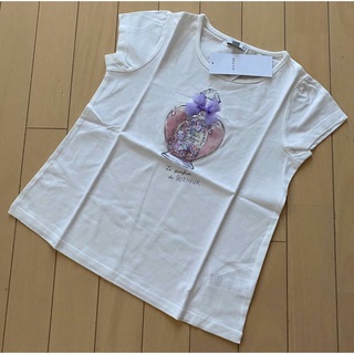 エニィファム(anyFAM)のエニィファム シャラシャラビーズTシャツ 130(Tシャツ/カットソー)